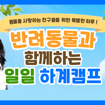 반려동물 함께하는 일일 하계캠프